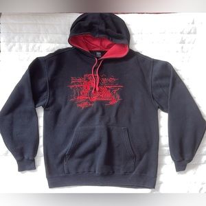 Thunderhead embroidered Sprint Car Racing sweatshirt.